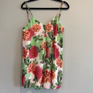 Show Me Your MuMu Rascal Romper Floral Beach Resort M